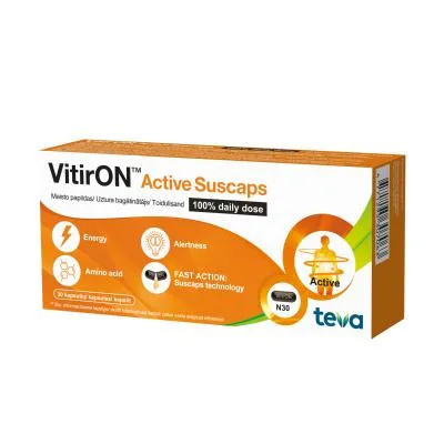 Vitiron Active Suscaps 100% daily dose kapsulas N30