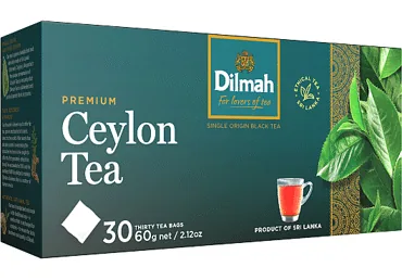 MELNĀ TĒJA DILMAH PREMIUM 30X2G