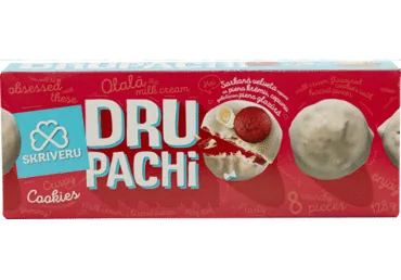 CEPUMI DRU PACHI SARKANAIS VELVETS PIENA GLAZŪRĀ SKRĪVERU 128G