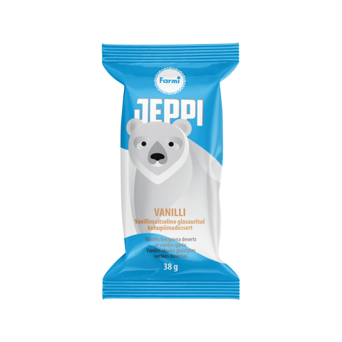 BIEZPIENA SIERIŅŠ JEPPI GLAZĒTS VANIĻAS 38G