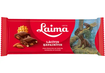 PIENA ŠOKOLĀDE LĀCĪTIS ĶEPAINĪTIS LAIMA 190G