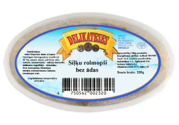 SIĻĶU ROLMOPŠI BEZ ĀDAS DELIKATESES 320G