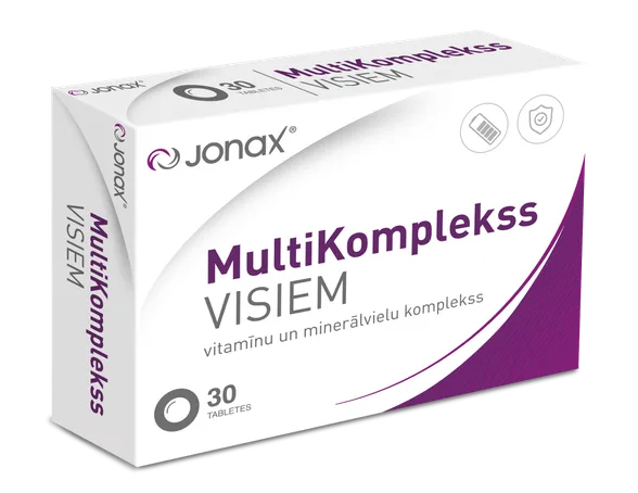Jonax Multikomplekss visiem tabletes, 30 gab.