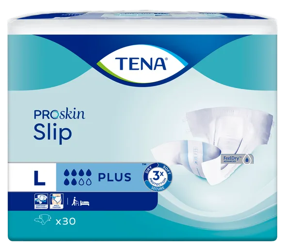 Подгузники-трусики для взрослых TENA Slip Plus L, 30 шт.