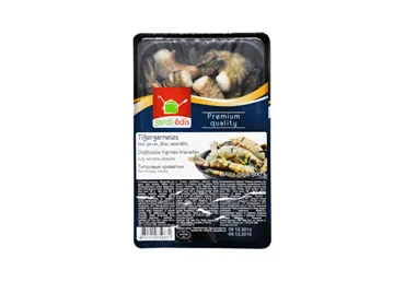 TĪĢERGARNELES GARDI ĒDIS 26-30 BEZ GALVAS JĒLAS 400G