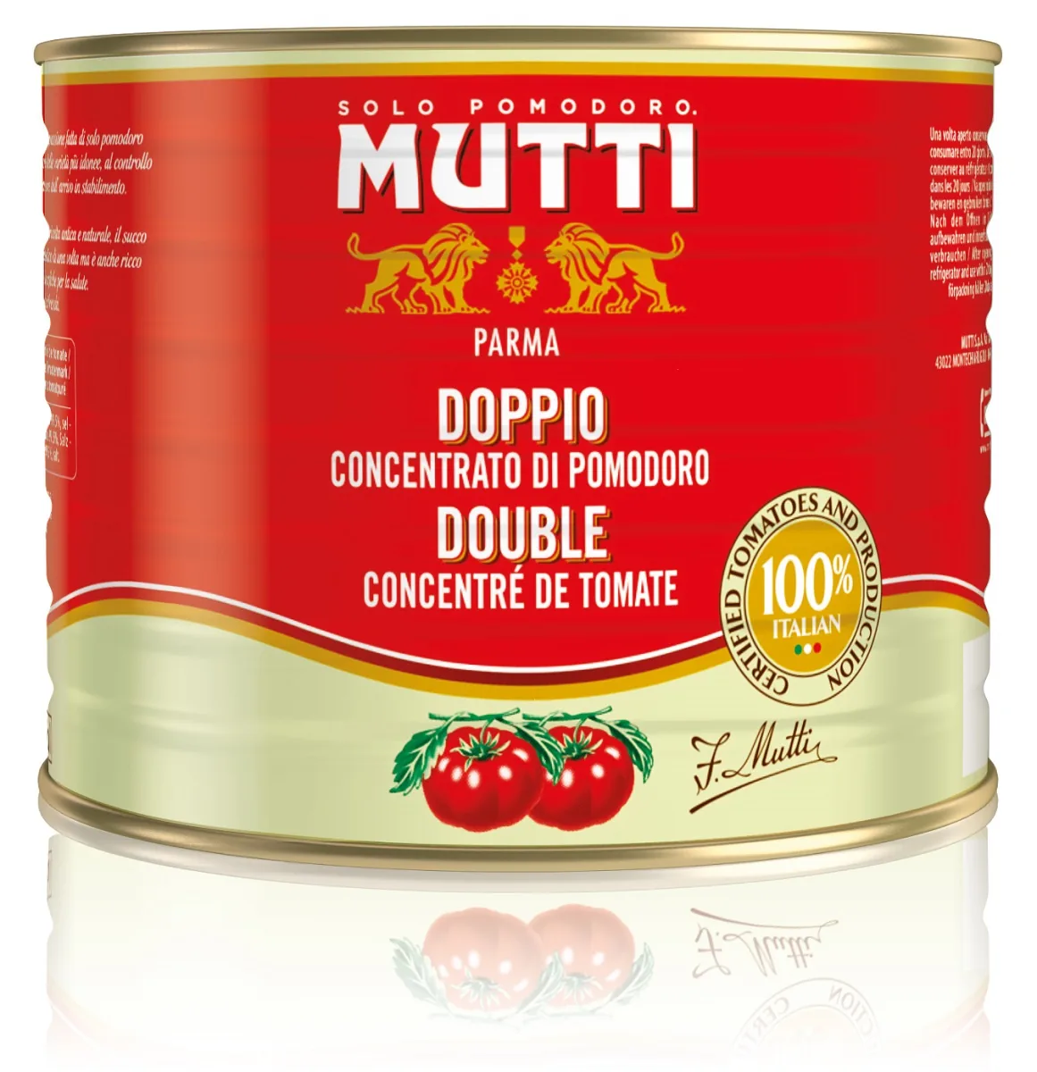 TOMĀTU KONCENTRĀTS MUTTI, 2.1KG