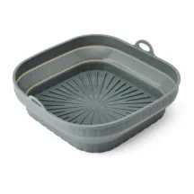 SALOKĀMA GAISA FRITERA FORMA KITCHENCRAFT TAISNSTŪRVEIDA SILIKONA 22X22X7.5CM