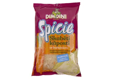 KĀPOSTI SKĀBĒTI AR BURKĀNIEM SPICIE DIMDIŅI 850G