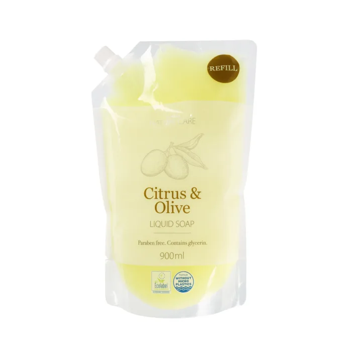 ŠĶIDRĀS ZIEPES CITRUS & OLIVE UZPILDE 900ML