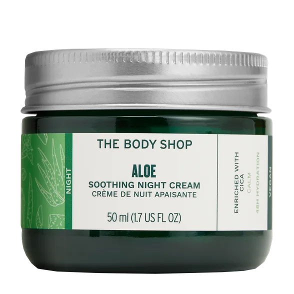 The Body Shop Aloe Night sejas krēms, 50 ml