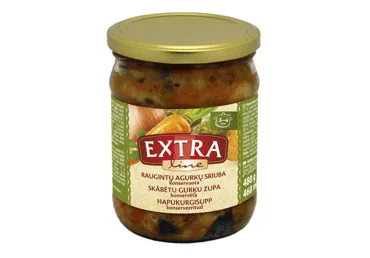 SKĀBĒTU GURĶU ZUPA EXTRA LINE 480G
