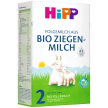 MĀKSLĪGAIS PAPILDU ĒDINĀŠANAS PIENA MAISĪJUMS HIPP KAZAS PIENA, ZĪDAIŅIEM NO 6M. BIO 400G