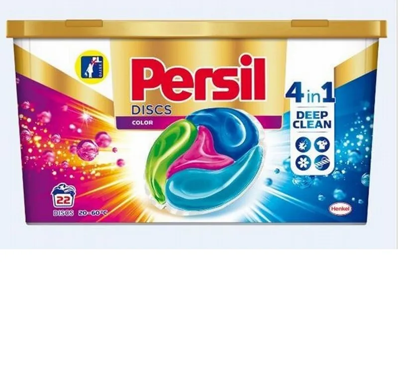 VEĻAS MAZGĀŠANAS KAPSULAS PERSIL DISCS COLOR, 22GAB