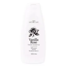 DUŠAS ŽELEJA ALMEDA NATURE CARE VANILLA ROSE KRĒMVEIDA 500ML