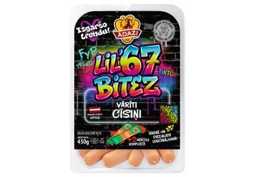 VĀRĪTI CĪSIŅI 67 LIL' BITEZ AR MĒRCI ĀDAŽI 430G
