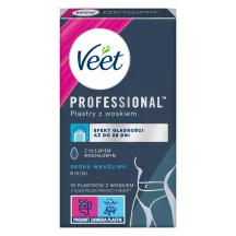DEPILĀCIJAS VASKA STRĒMELES VEET PROFESSIONAL SENSITIVE BIKINI, PADUSĒM 16GAB