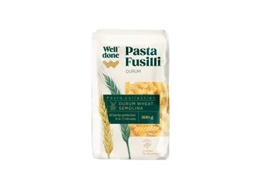 MAKARONI WELL DONE FUSILLI 500G