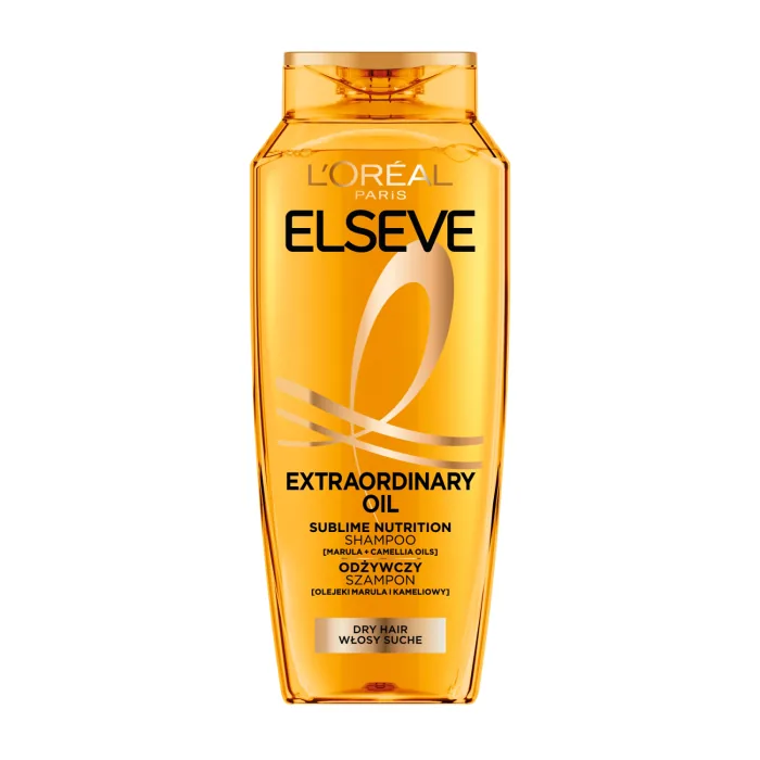 ŠAMPŪNS ELSEVE EXTRAORDINARY OIL DZIĻI BAROJOŠS, SAUSIEM MATIEM 400ML