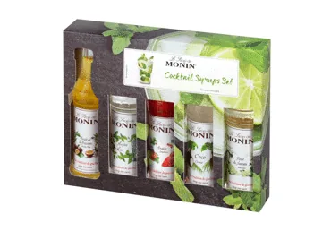 Sīrupu komplekts kokteiļiem Monin 5 x 50 ml
