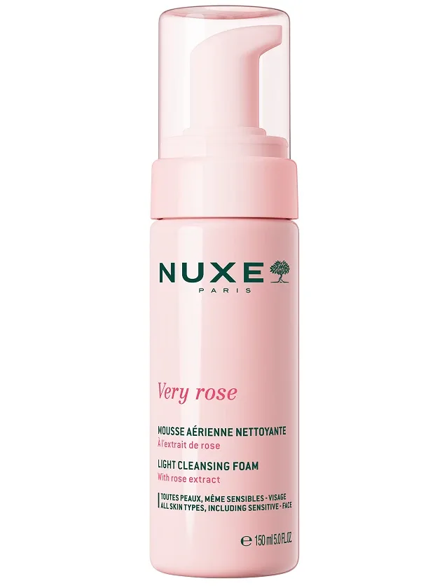 Nuxe Very Rose Vieglas attīrošās putas, 150 ml