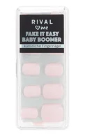 RIVAL LOVES ME FAKE IT EASY BABY BOOMER MĀKSLĪGO NAGU KOMPLEKTS, 24GAB.