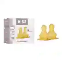 BĒRNU PUDELĪTES KNUPĪTIS BIBS DABĪGAIS KAUČUKS, VIDĒJA PLŪSMA 1 GAB.