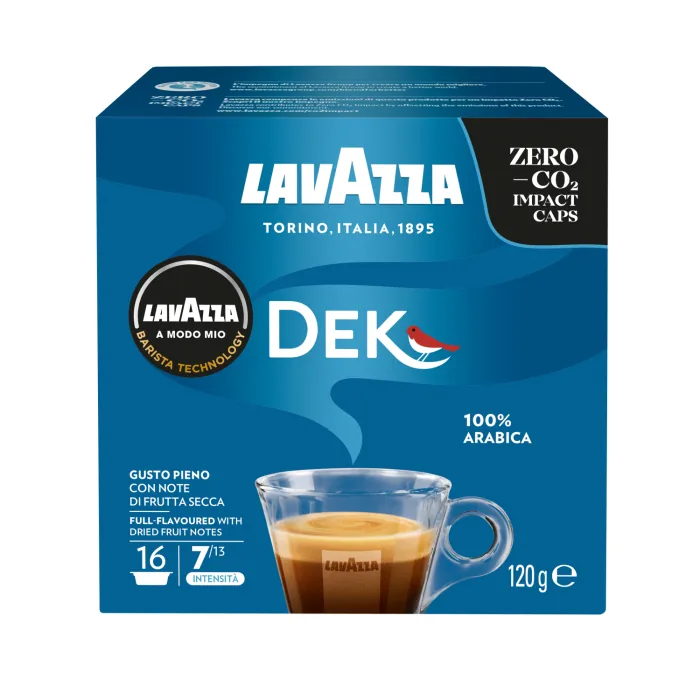 KAFIJAS KAPSULAS LAVAZZA A MODO MIO DEK CREMOSO 120G