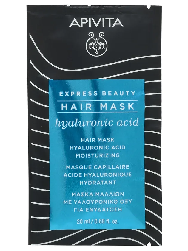 Apivita Express matu maska ar hialuronskābi, 20 ml