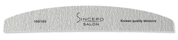 Sincero Salon Profesional 100/100 pelēka nagu vīlīte, 1 gab.