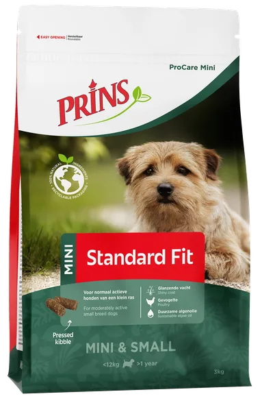 Prins Procare Mini Standard fit sausā barība, 12 kg