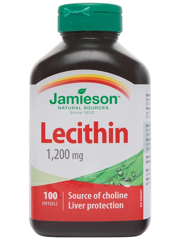 Jamieson Lecithin lecitīns 1200 mg, 100 kapsulas