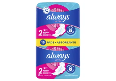 HIGIĒNISKĀS PAKETES ALWAYS SUPER PLUS DUO 16GAB.