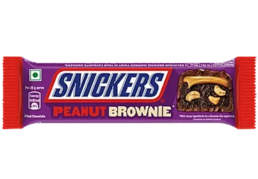 ŠOKOLĀDES BATONIŅŠ BRAUNIJS AR ZEMESRIEKSTIEM SNICKERS 45G