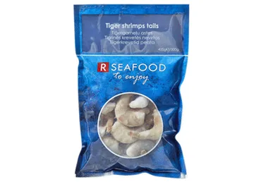 TĪĢERGARNELES RSEAFOOD 21-25 BEZ GALVAS JĒLAS 300G