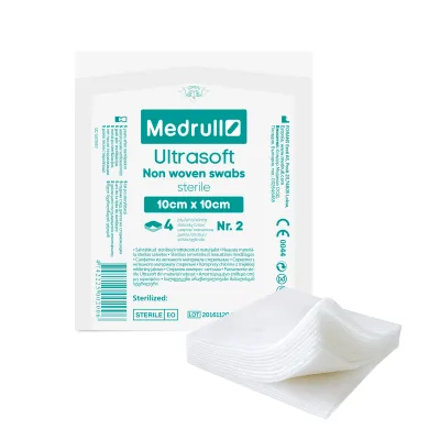 Medrull salvetes neaustas 10 x 10 cm sterilas N2