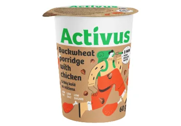 GRIĶU BIEZPUTRA AR VISTU ACTIVUS 60G