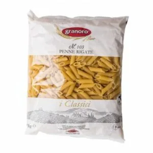 MAKARONI DOBELE PENNE RIGATE PRIMO CAURULĪTES 1KG