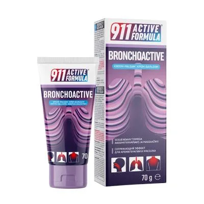 911 Active Formula Bronchoactive krēms-balzams 70 g
