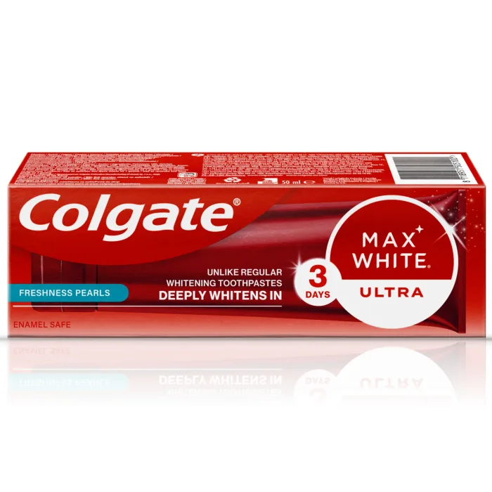 ZOBU PASTA COLGATE MAX WHITE ULTRA FRESHNESS PEARLS 50ML