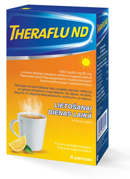 Theraflu ND paciņas, 6 gab.