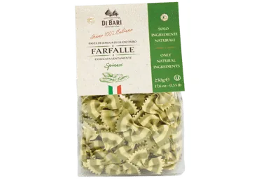 MAKARONI DI BARI FARFALLE AGLI SPINACI 250G