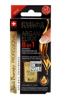 EVELINE NAIL THERAPY ARGAN ELIXIR 8IN1 EĻĻA NAGIEM UN KUTIKULĀM, 12ML