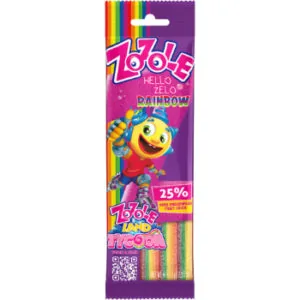KONFEKTES ŽELEJAS RAINBOW ZOZOLE 75G