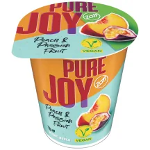 DESERTS PURE JOY VEGAN AR ZEMEŅU UN PERSIKU, MARAKUJAS GARŠĀM, DAŽĀDI VEIDI 2,4% 140G