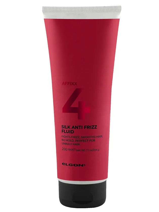 Elgon Affixx matu veidošanas līdzeklis nepaklausīgiem matiem 4 silk anti-frizz fluid, 200 ml