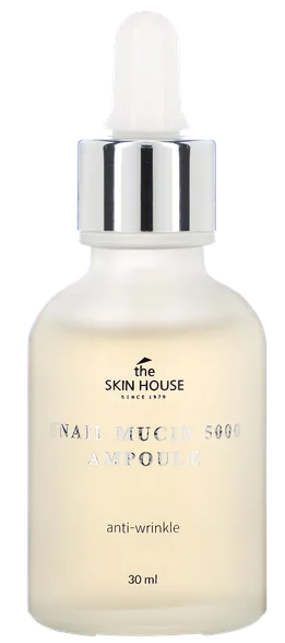 The Skin House Snail Mucin 5000 ampoule serums, 30 ml
