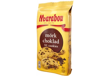 CEPUMI MARABOU AR TUMŠĀS ŠOKOLĀDES GABALIŅIEM 184G
