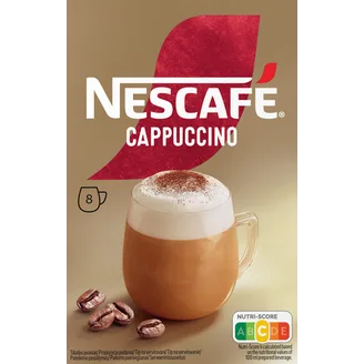 KAFIJA ŠĶĪSTOŠĀ NESCAFE CAPPUCCINO 13.5GX8 KASTĪTE