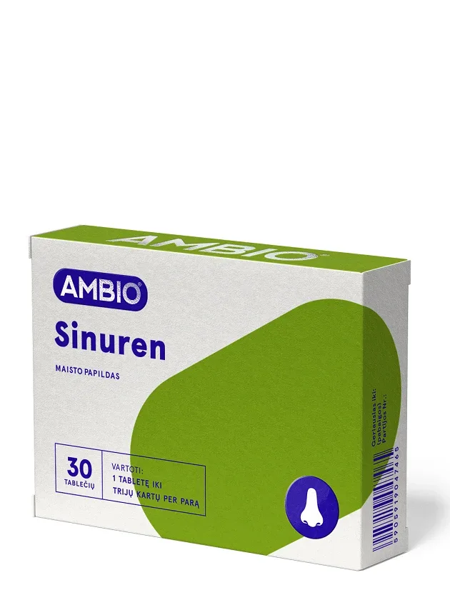 Ambio sinuren complex, 30 tabletes