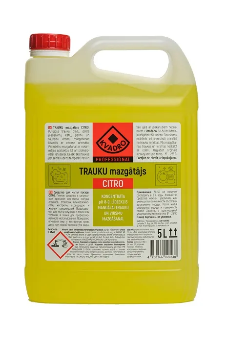 KVADRO PRO TRAUKU MAZGĀŠANAS LĪDZEKLIS CITRO, 5L